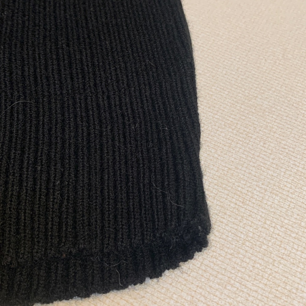 LL Bean Commando Black Sweater with Moneyary Themed Embellishments - Picture 13 of 14